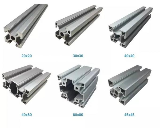 Profil à rayons en aluminium 2020 d'angle de la parenthèse 20x20 2040 V-fentes 4
