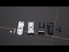 Connecteur de tube lincé noir d'électrophorèse industrielle OEM