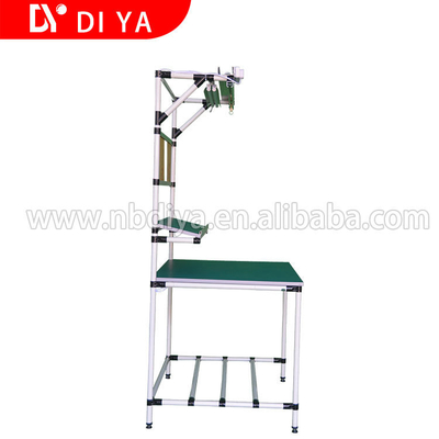 Customized Industrial PE Coated Lean Tube Anti Static Workbench For Factory