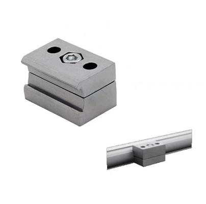 Aluminum Lean Pipe Joint Double Hole Function Accessories Range Complete