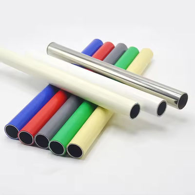 Diameter 28mm Colourful PE/ABS Coated Kaizen Steel Lean Pipe / Lean Tube for Lean Pipe Rack System
