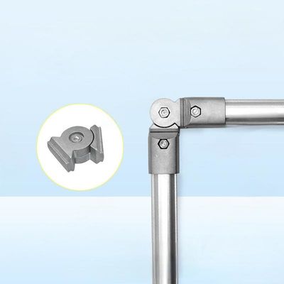 Factory Wholesale Steel Tube Aluminum OD 28mm Lean Pipe Angle Joint