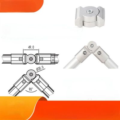 Factory Wholesale Steel Tube Aluminum OD 28mm Lean Pipe Angle Joint
