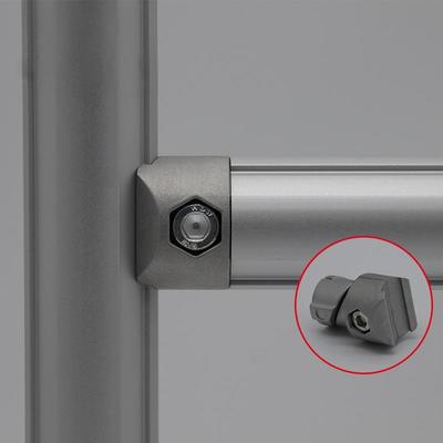 DYJ19-B01 Industrial Profile Lean Pipe Connector Workbench Joint Accessories Aluminum Straight Internal Joint