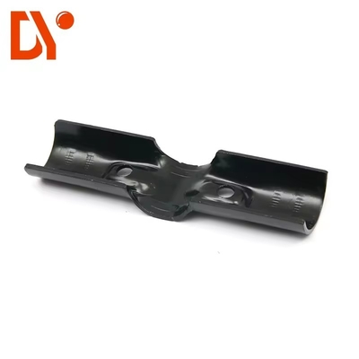 HJ-3 OD28mm Black Lean Tube Connector And Metal Joints For Lean Pipe