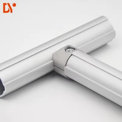 Lean Pipe Connector Made Of Aluminum Alloy ADC12 With Hot Dipped Galvanized Coating