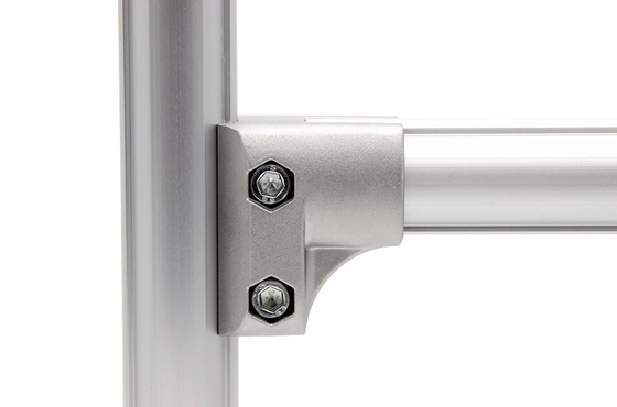 D28 Accessoires de raccordement de tuyaux en aluminium à profil de tube maigre