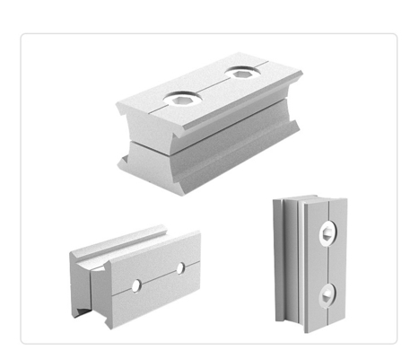 DYJ28-A08 Joint d'extension parallèle Amélioration de la manutention des matériaux Joint de tuyau Lean Profilé d'angle en aluminium
