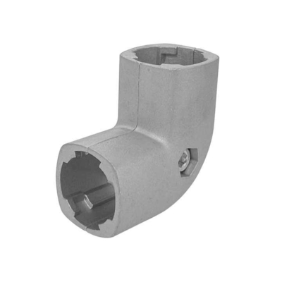 Apparence du connecteur 90 Profil d'accessoire de tube en aluminium en aluminium