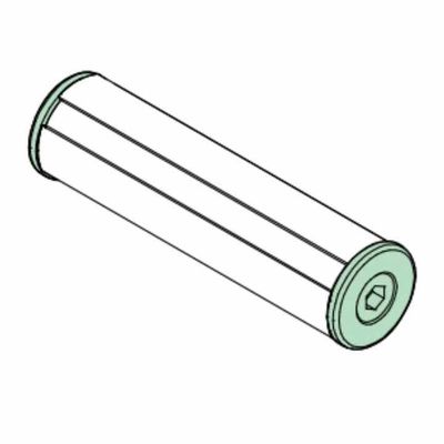 OD 28mm Lean Pipe Accessory Lean Tube End Cap Aluminum Round Tubing Metal Plug