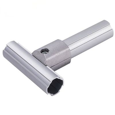 Accessoires industriels atelier connecteur de tuyau raide pour tube raide de 19 mm joint de tube en aluminium