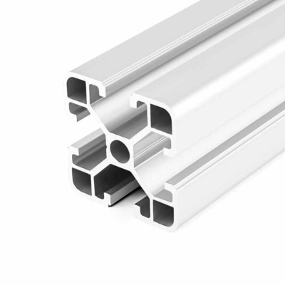 Profilé en alliage d'aluminium anodisé 4040 argenté standard européen 40x40