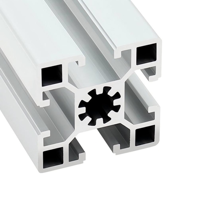 45*45 Profil d'extrusion d'aluminium d'usine Cadre T fente Profil d'aluminium industriel anodisé extrudé sur mesure