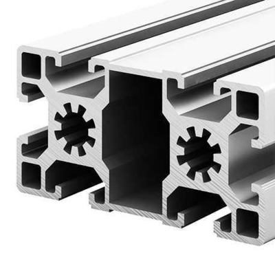 Profilé d'extrusion en aluminium industriel partagé en métal personnalisé 45*90, alliage d'aluminium