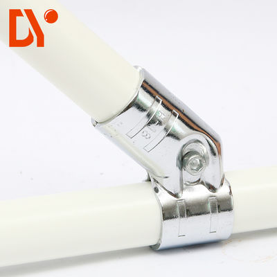 Factory Direct Sale Hj-9 Chrom Plated Lean Pipe Connector / Lean Tube Joint / Metal Clamp for 28mm Lean Pipe
