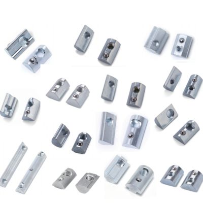 Aluminum Alloy 90 Degree Wall Mount Reinforced Small Angle Bracket
