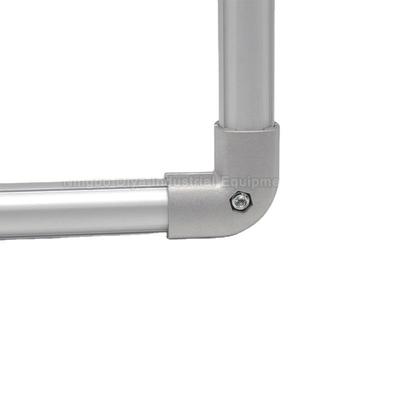 DYJ19-A15 Raccords de tube métallique coude à 90 degrés rond à deux voies Connecteur de tuyau en aluminium Joint de tuyau
