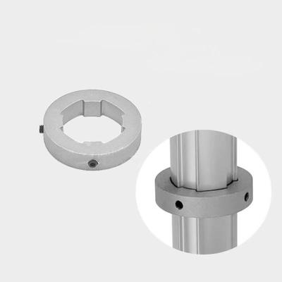 DYE19-03 Raccords de tube en aluminium Glissière de tuyau Lean Glissière à anneau horizontal Positionneur fixe