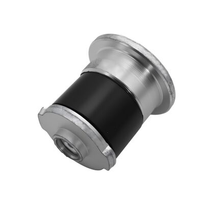 DYE43-09 OD43mm Pipe mince accessoire Fin de tube mince Cap en aluminium enroulé