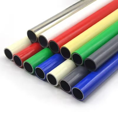 Tube en acier de tuyau maigre industriel enduit de PE d'épaisseur de 0.8-2.0mm
